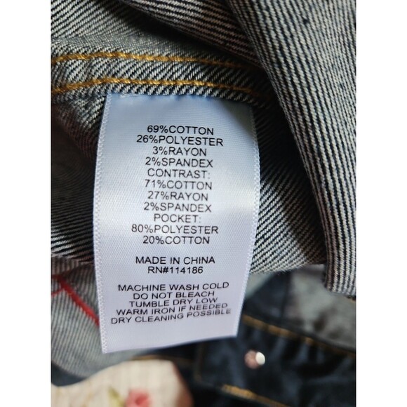 Frye and Co. Patriot Wash Western Trucker Denim Jacket NWT SZ LARGE - Picture 8 of 13